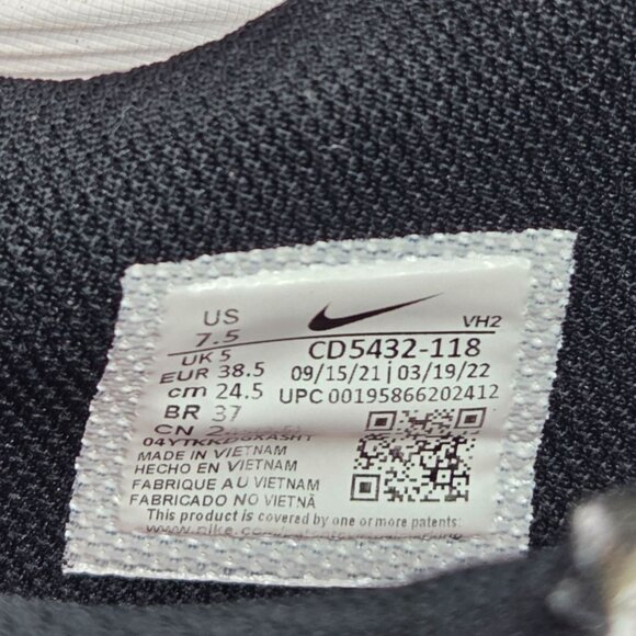 Nike Air Max Excee White Black Red University Platinum Athletic Shoes 7.5 - Picture 6 of 8